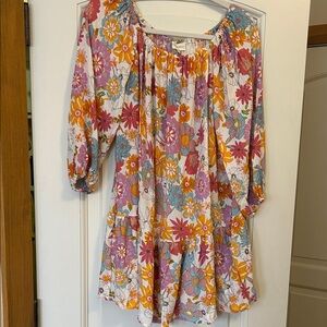 Cynthia Rowley Colorful Floral Dress